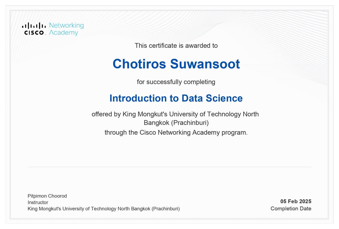 Introduction to Data Science
